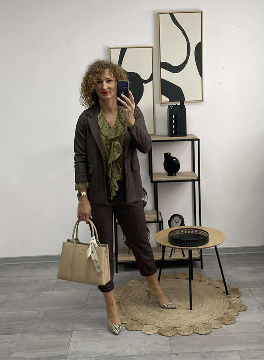 JENNY - Szövet zakó. Barna