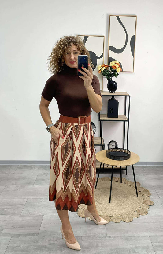 DIÓ - Oldalt zsebes szoknya