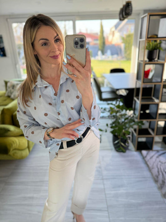 Pötty - Vászon ing. Világoskék