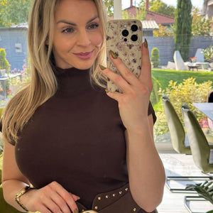 SOFIA  STYLE - Kötött kétrészes. Barna
