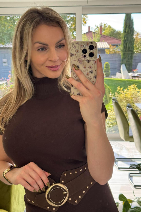 SOFIA  STYLE - Kötött kétrészes. Barna
