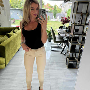 Doris - Bőrhatású push up nadrág