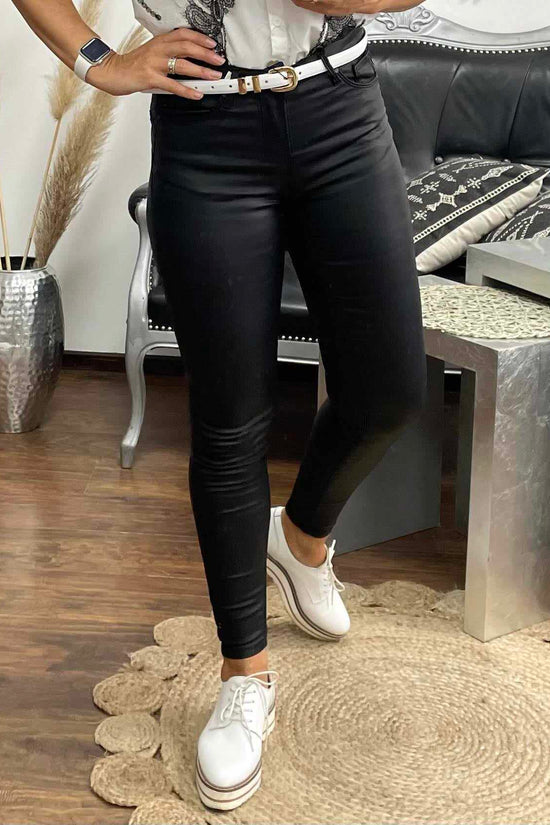 Popi - Bőrhatású push up nadrág