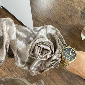 Rózsa - Alkalmi ruha textil virágokkal