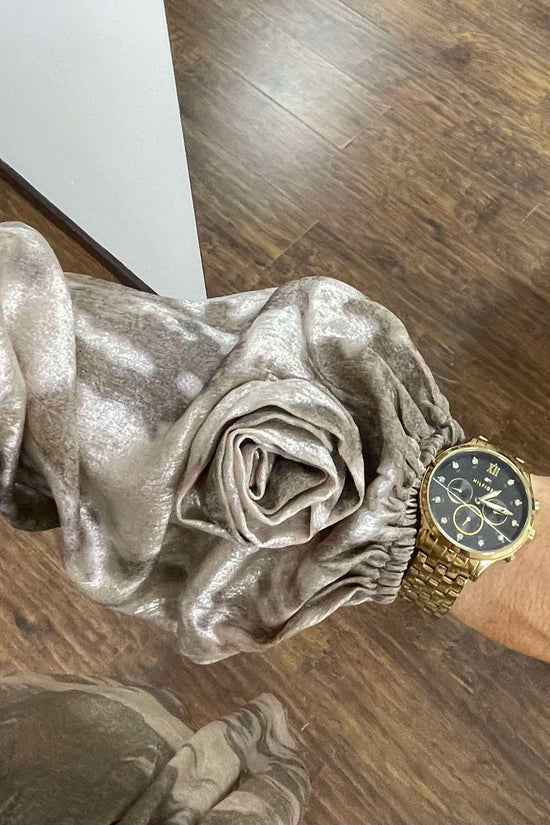 Rózsa - Alkalmi ruha textil virágokkal