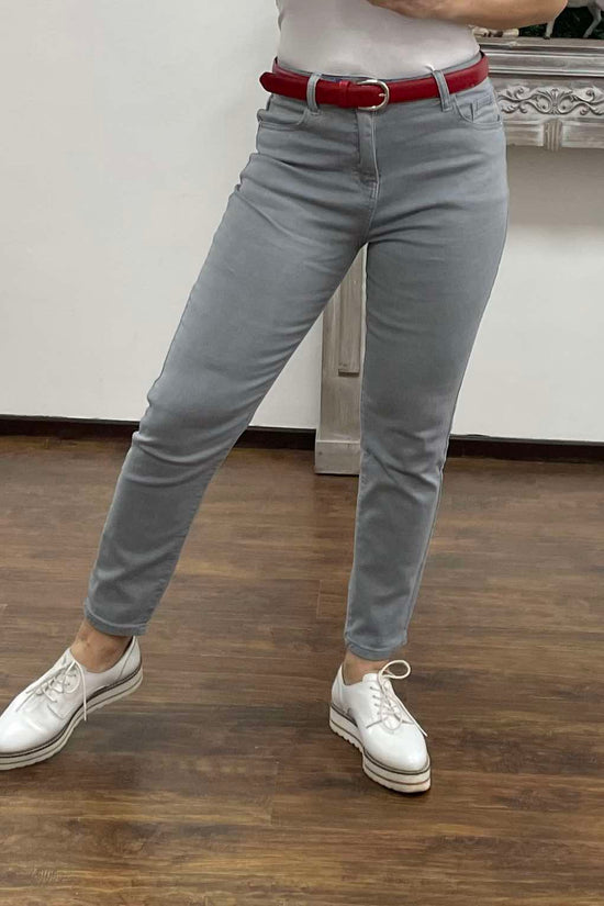 GRI - Sima répa fazonú farmernadrág szürke