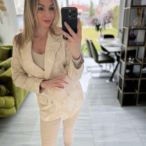 VIRGI - Nyomott mintás zakó