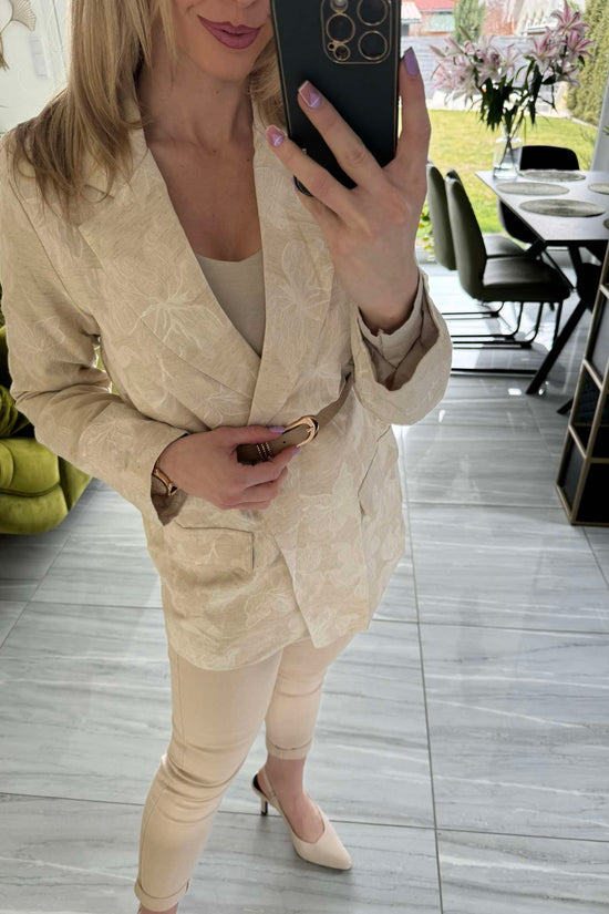 VIRGI - Nyomott mintás zakó