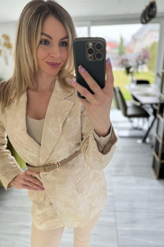 VIRGI - Nyomott mintás zakó