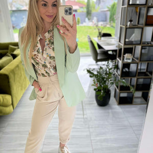 LITE - Női blézer. Alma zöld