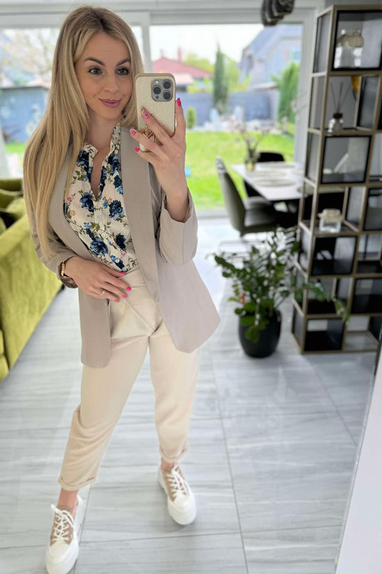 LITE - Női blézer. Világos bézs