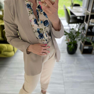 LITE - Női blézer. Világos bézs