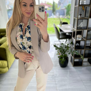 LITE - Női blézer. Világos bézs