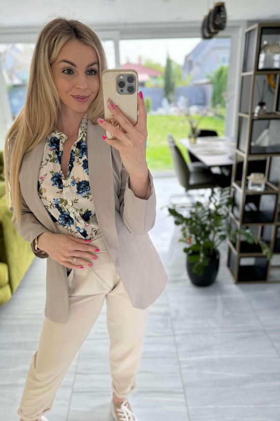 LITE - Női blézer. Világos bézs