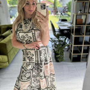 ELINA - Nyári bő nadrág. Khaki