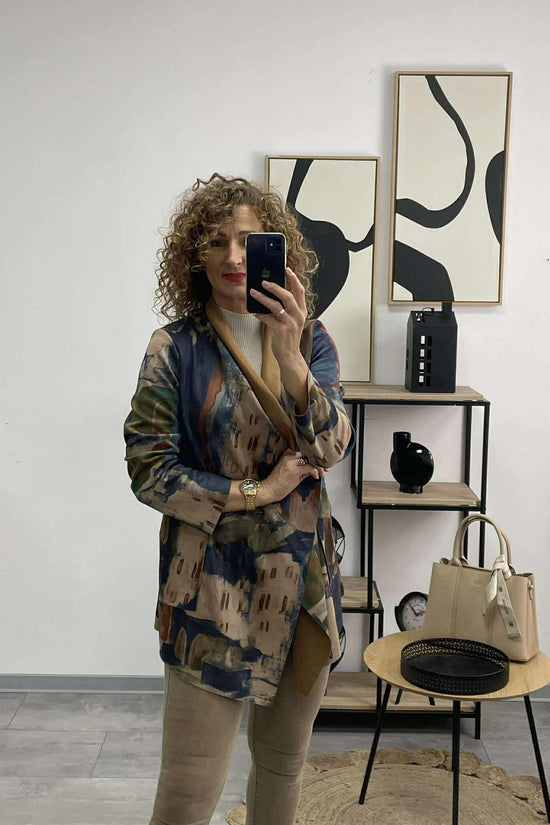 TOSCA - Hosszított boleró. Sötétkék