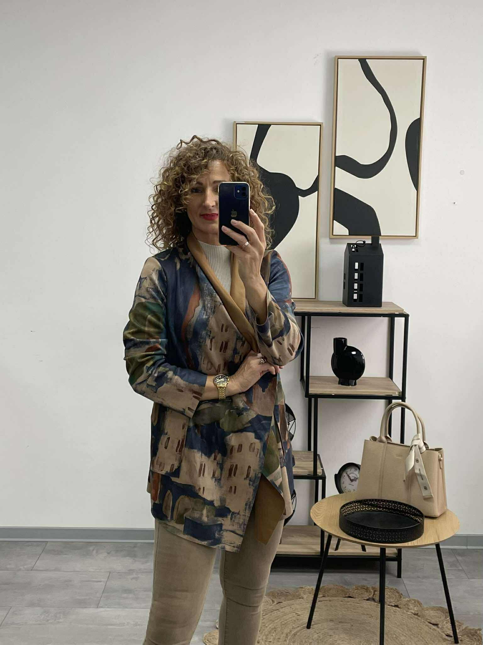 TOSCA - Hosszított boleró. Sötétkék