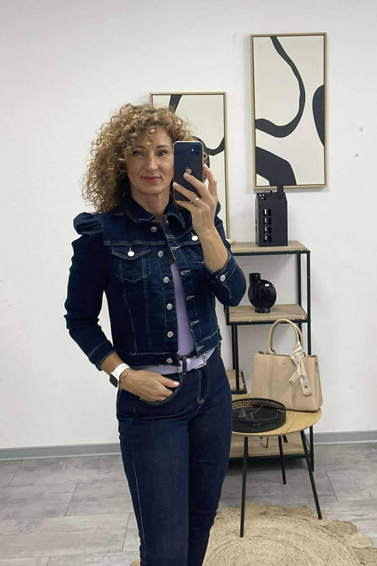 DÍVA - Farmer dzseki. Sötétkék