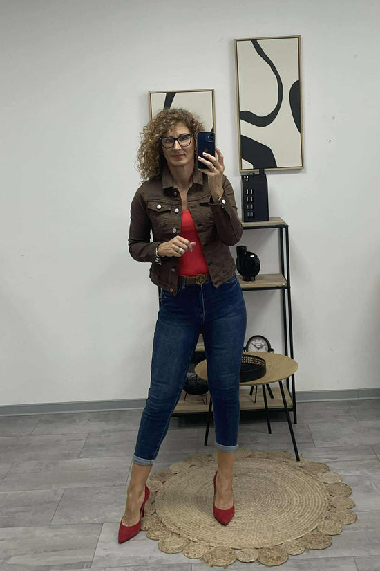 MOKKA - Farmer dzseki. Sötétbarna