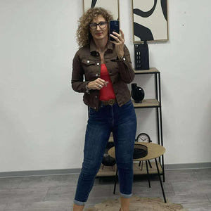 MOKKA - Farmer dzseki. Sötétbarna