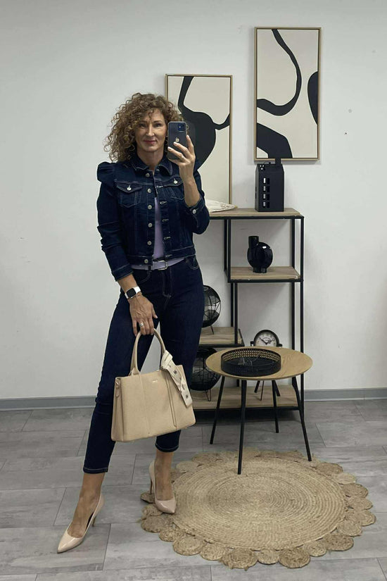 DÍVA - Farmer dzseki. Sötétkék