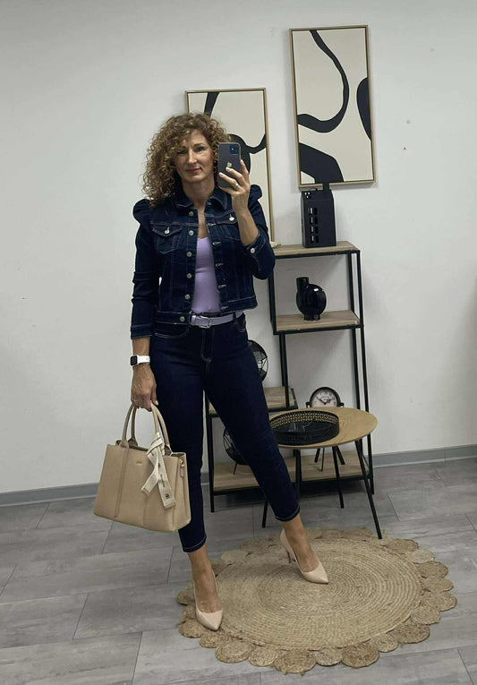 DÍVA - Farmer dzseki. Sötétkék