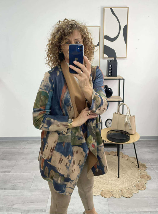 TOSCA - Hosszított boleró. Sötétkék