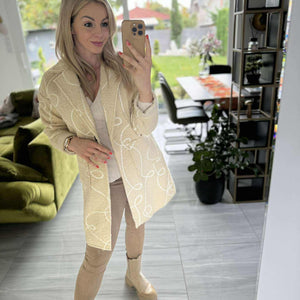 PENY - Buklé átmeneti kabát. Világosbézs