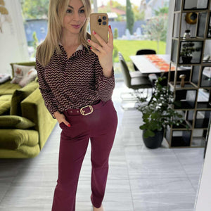 IBI - Ceruza nadrág. Bordó