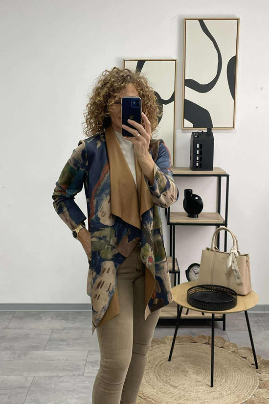 TOSCA - Hosszított boleró. Sötétkék