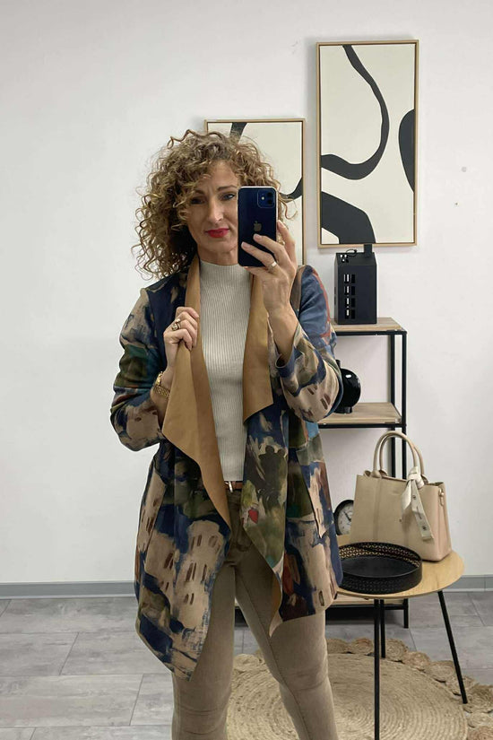 TOSCA - Hosszított boleró. Sötétkék