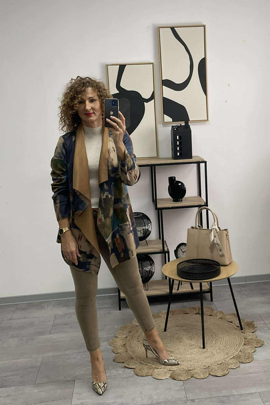 TOSCA - Hosszított boleró. Sötétkék