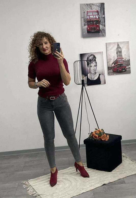 GREY - Push up farmer nadrág. Szürke