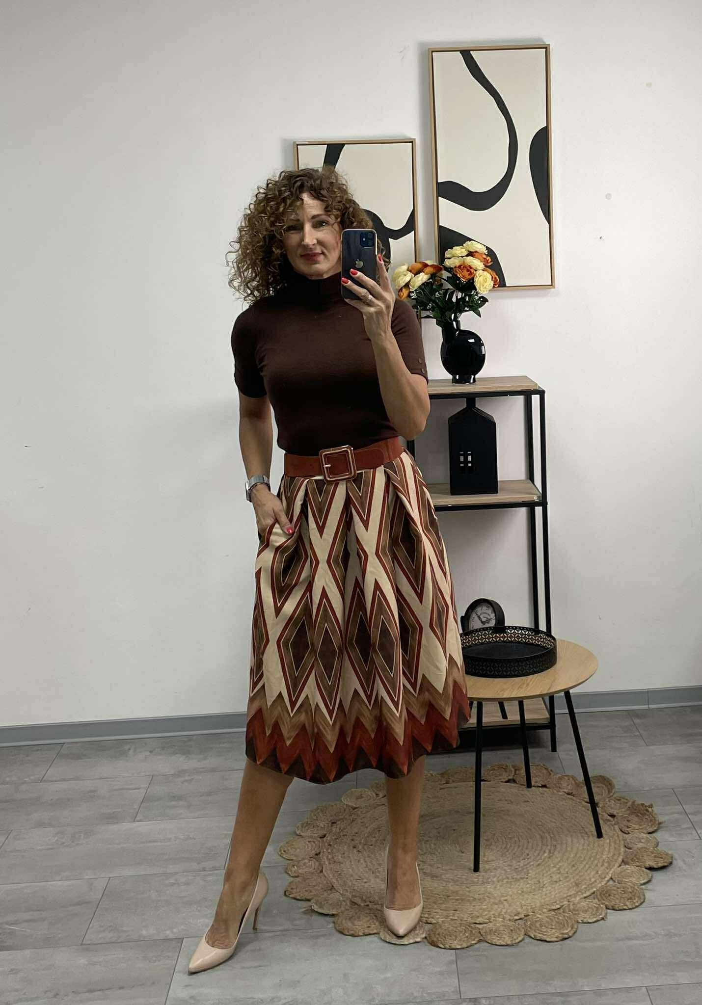 DIÓ - Oldalt zsebes szoknya