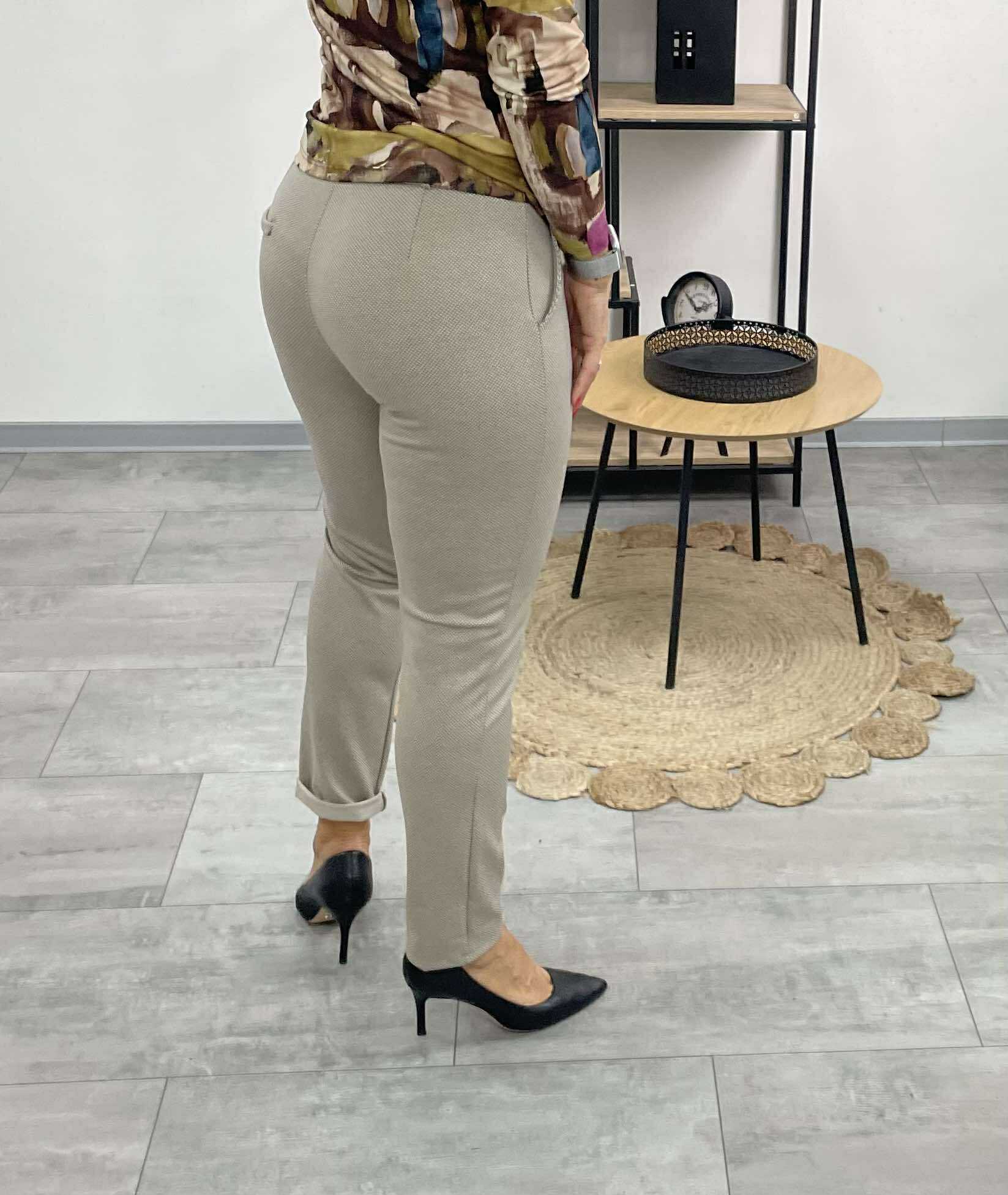 IBOLY - Szivar nadrág. Világosbézs