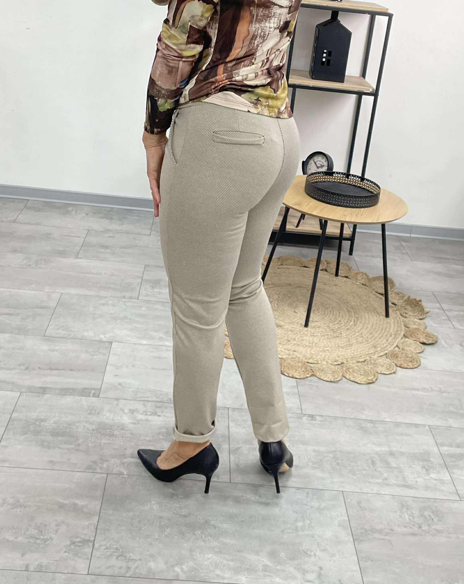 IBOLY - Szivar nadrág. Világosbézs