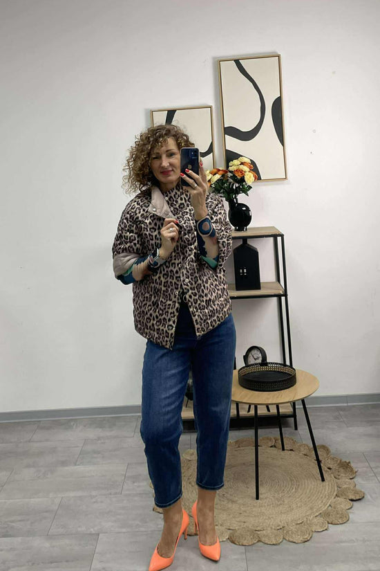 LEÓ - Fregoli átmeneti kabát. Kapucsínó