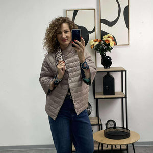 LEÓ - Fregoli átmeneti kabát. Kapucsínó