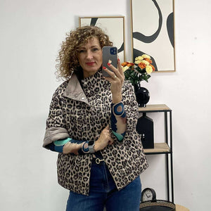 LEÓ - Fregoli átmeneti kabát. Kapucsínó