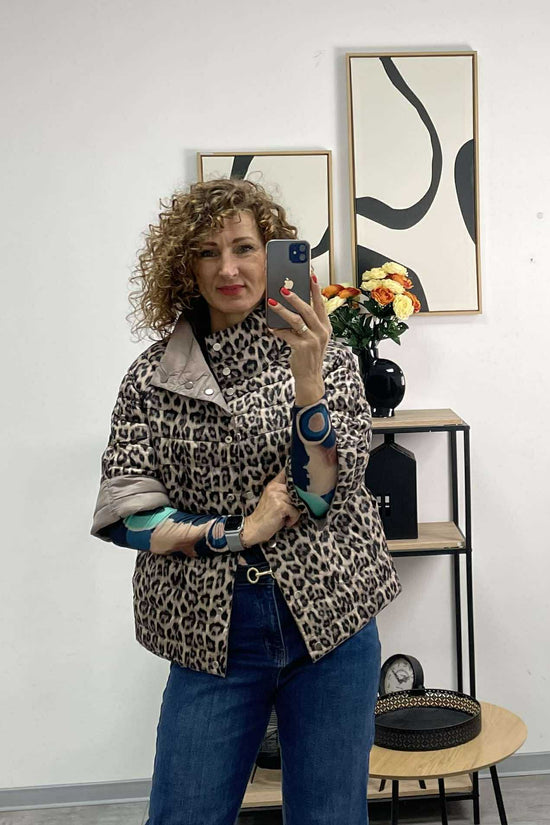 LEÓ - Fregoli átmeneti kabát. Kapucsínó