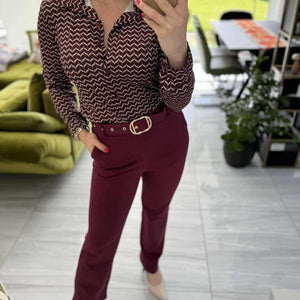 IBI - Ceruza nadrág. Bordó