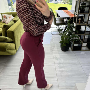 IBI - Ceruza nadrág. Bordó