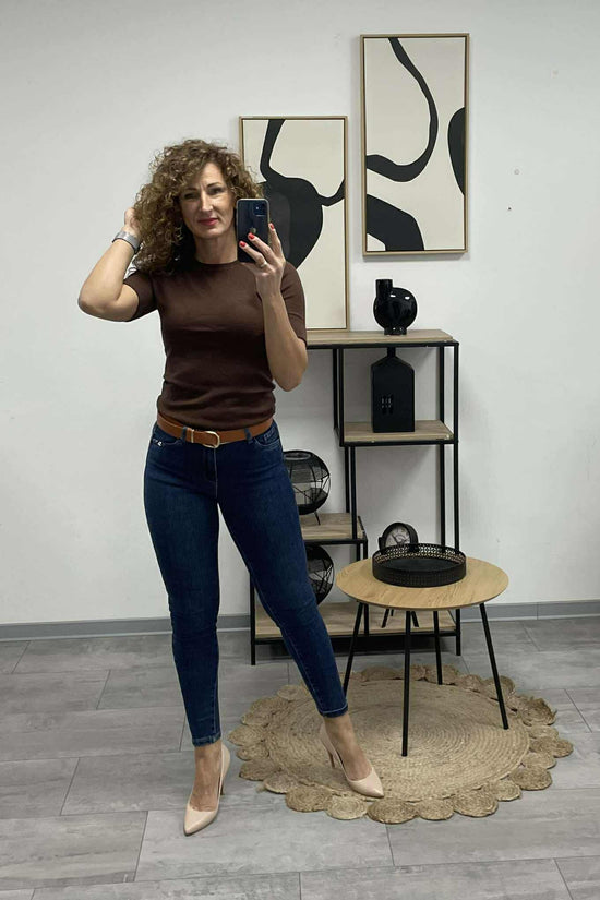 CARRY - Push up farmer nadrág. Sötétkék