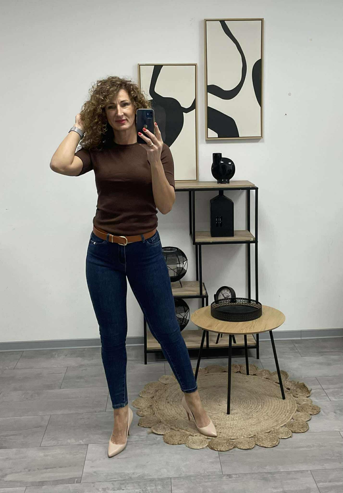 CARRY - Push up farmer nadrág. Sötétkék