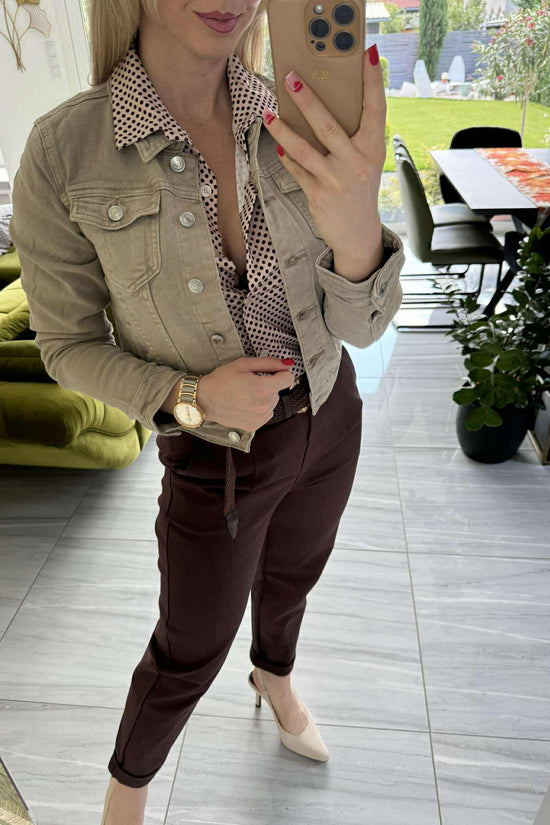 SACY - Farmer dzseki. Világosbézs