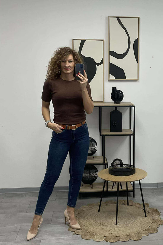 CARRY - Push up farmer nadrág. Sötétkék