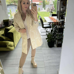 PENY - Buklé átmeneti kabát. Világosbézs