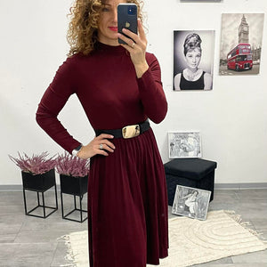 BARBI - Női ruha. Bordó