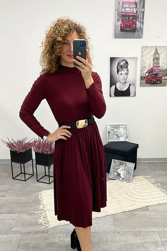 BARBI - Női ruha. Bordó