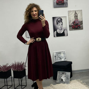 BARBI - Női ruha. Bordó